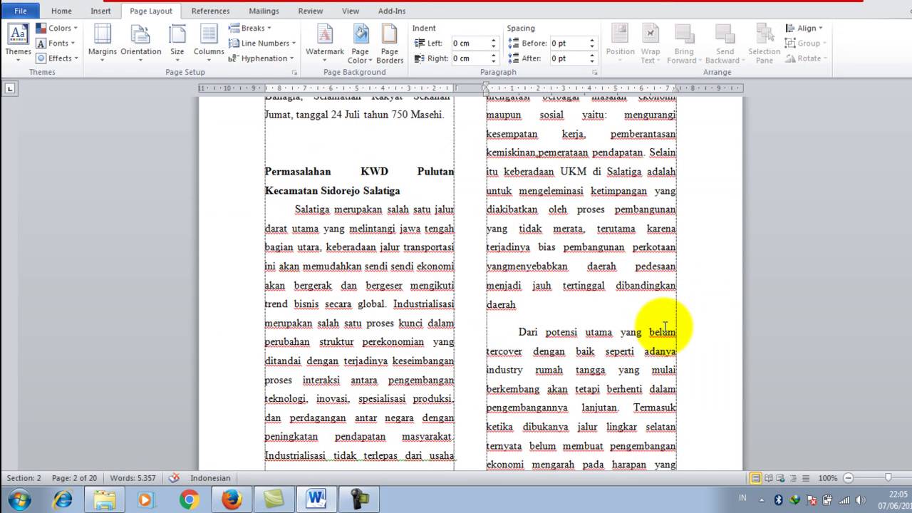 Cara Membuat Dokumen Dua Kolom di Word Ini Langkah Praktisnya Cara Membuat Dokumen Dua Kolom di Word Ini Langkah Praktisnya