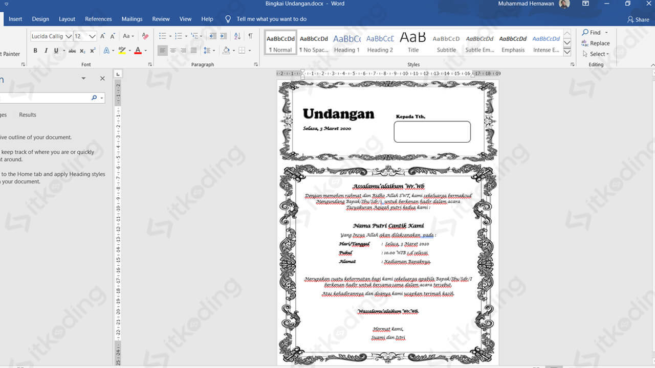 5 Rahasia Membuat Bingkai Undangan di Word 2026 Secara Profesional