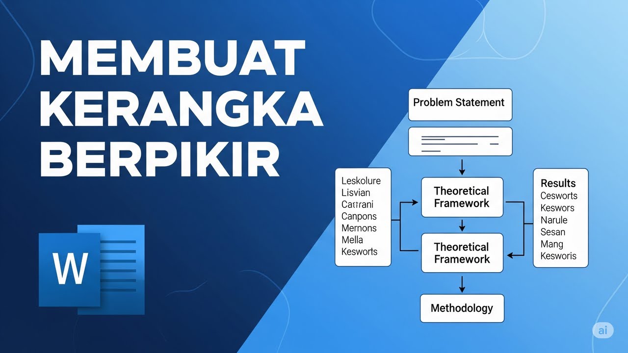 7 Cara Membuat Kerangka Berpikir di Word yang Jarang Diketahui, Ternyata Efektif
