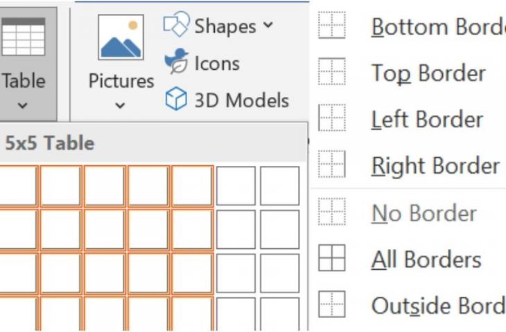 Cara Cepat Menghilangkan Border Tabel di Microsoft Word Cara Cepat Menghilangkan Border Tabel di Microsoft Word