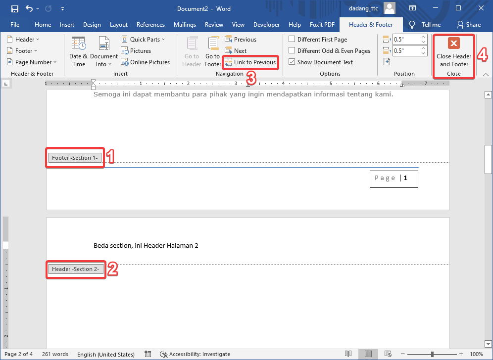 Cara Membuat Header Footer di Word Pemula 5 Langkah Mudah Tips Cara Membuat Header Footer di Word Pemula 5 Langkah Mudah Tips