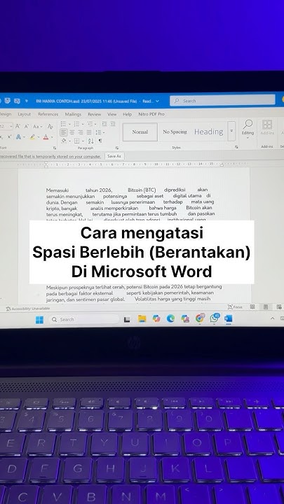 Cara mengatasi Spasi Berlebih Tulisan Berantakan di Microsoft WORD Cara mengatasi Spasi Berlebih Tulisan Berantakan di Microsoft WORD
