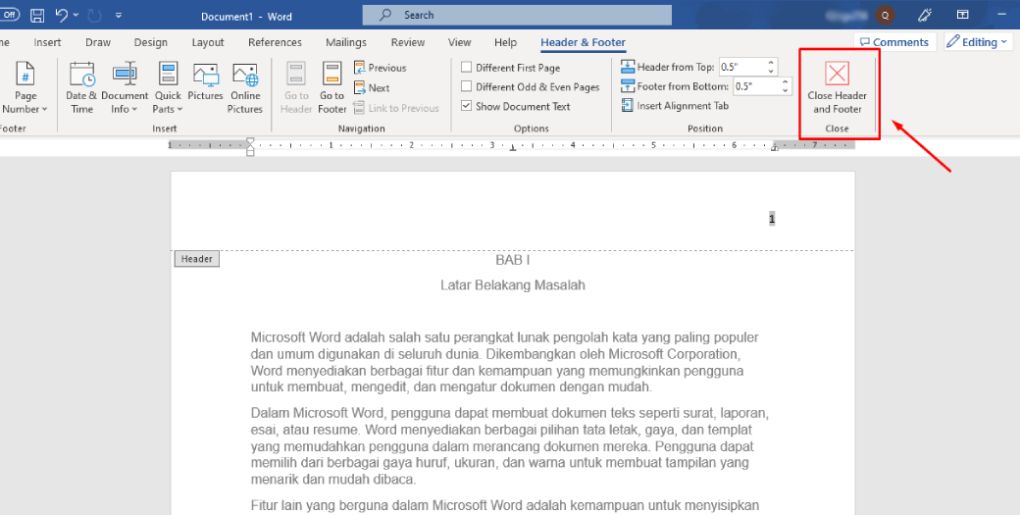 Cara Membuat Nomor Halaman di Word dengan Gambar Otomatis - MikroTekno