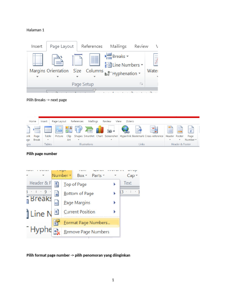 5 Cara Mudah Mengubah Nomor Halaman Footer Word 2010 Ternyata Selama Ini Salah