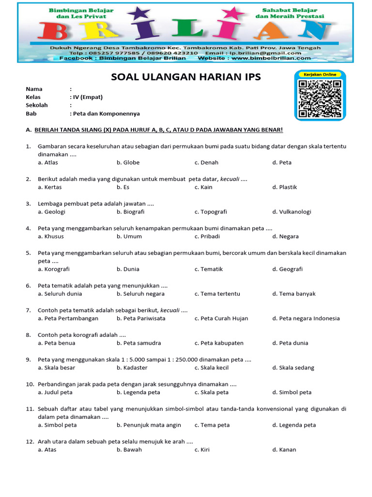 5 Contoh Soal Kelas 4 IPS SD Tentang HOTS yang Wajib Dikuasai Siswa di 2026