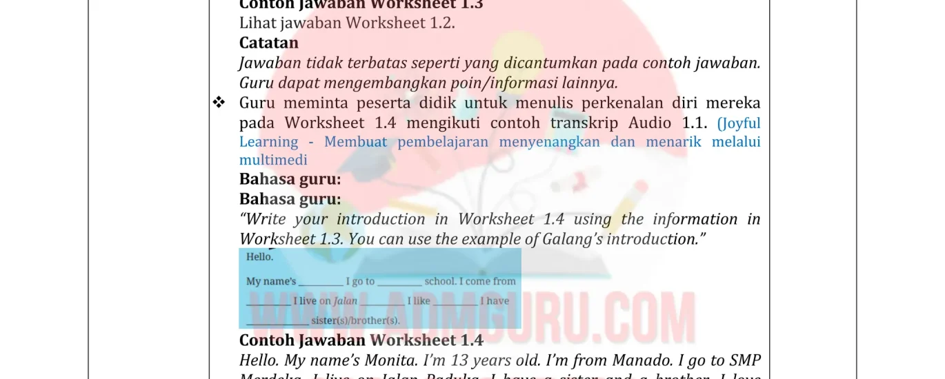5 Contoh Soal Kelas 4 Introduction Paling Efektif untuk Latihan Mandiri