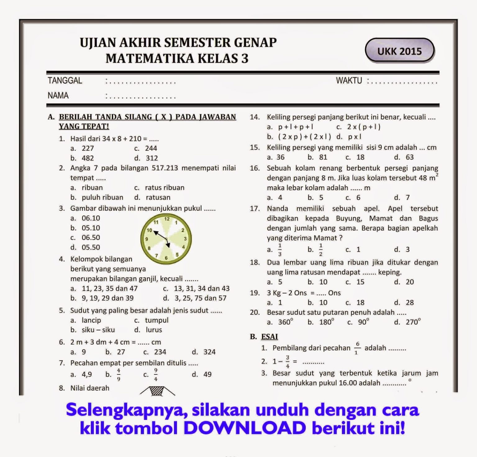 Menguasai Statistika Contoh Soal Kelas 11 Semester 2 untuk Memperdalam