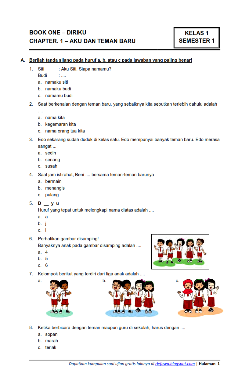 Akhirnya Tersedia 5 Contoh Soal Kelas 4 Bahasa Indonesia Tema Dongeng yang Wajib Dikuasai