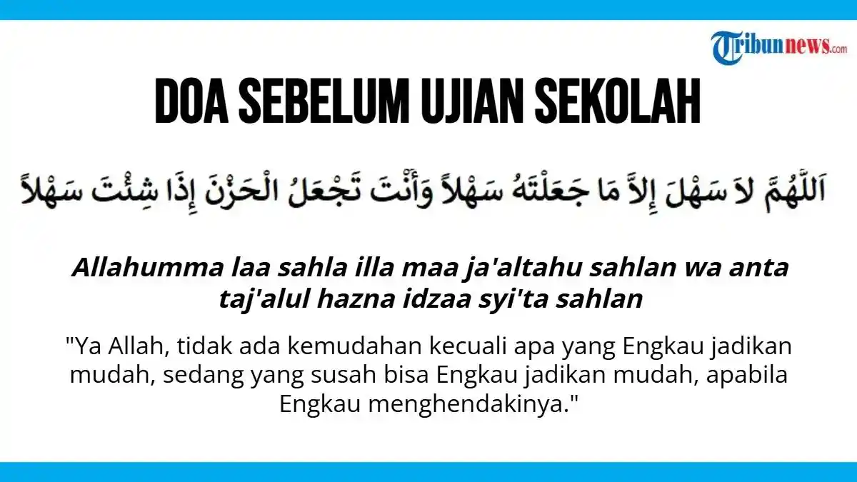Rahasia Doa Sebelum Ujian Sekolah Islam dari Nabi Ibrahim agar Anak Saleh