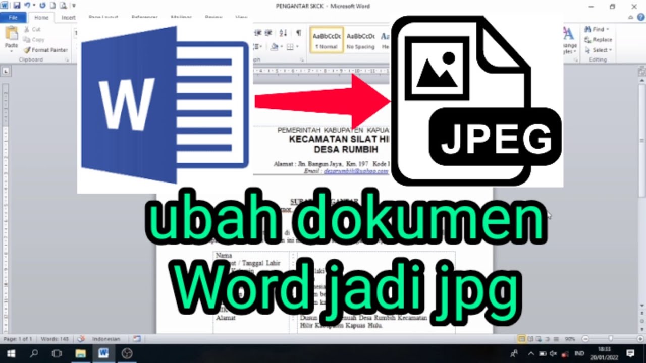 7 Rahasia cara mengubah word menjadi jpg dengan Cepat Sebelum Terlambat