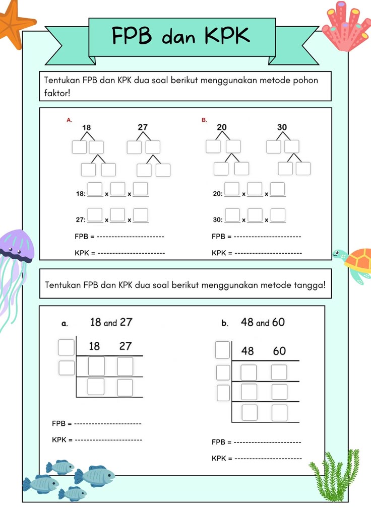 7 Tips Efektif Latihan Soal KPK FPB Kelas 4 yang Jarang Diketahui Sebelum Ujian