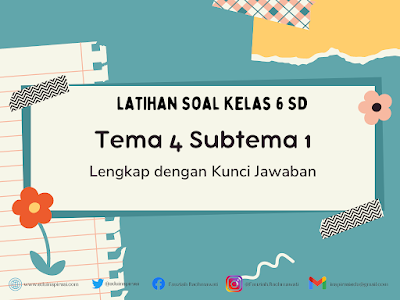 Akhirnya Jelas! Latihan Soal Kelas 6 Tema 4 Subtema 1 dengan Pembahasan Lengkap Agar Nilai Meningkat