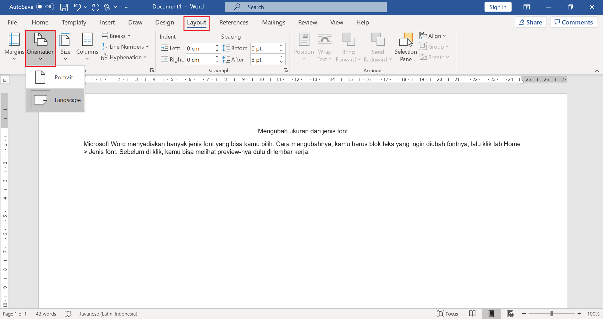 Cara Mengubah Orientasi Kertas pada Word Ternyata Semudah Ini dan Wajib Tahu Sebelum Install DocX View di Laptop