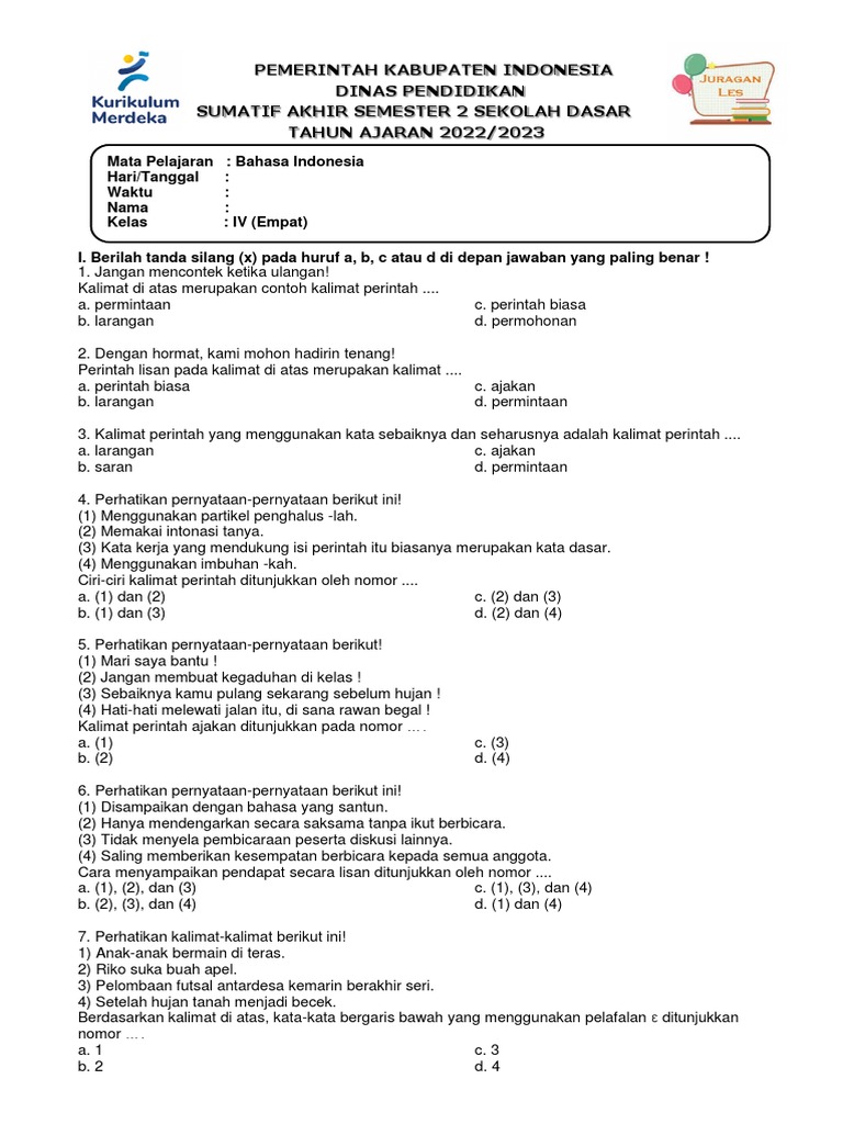 Terbukti! 5 Langkah Download Soal UKK Bahasa Indonesia Semester 2 Kelas 4 SD Sekarang Juga