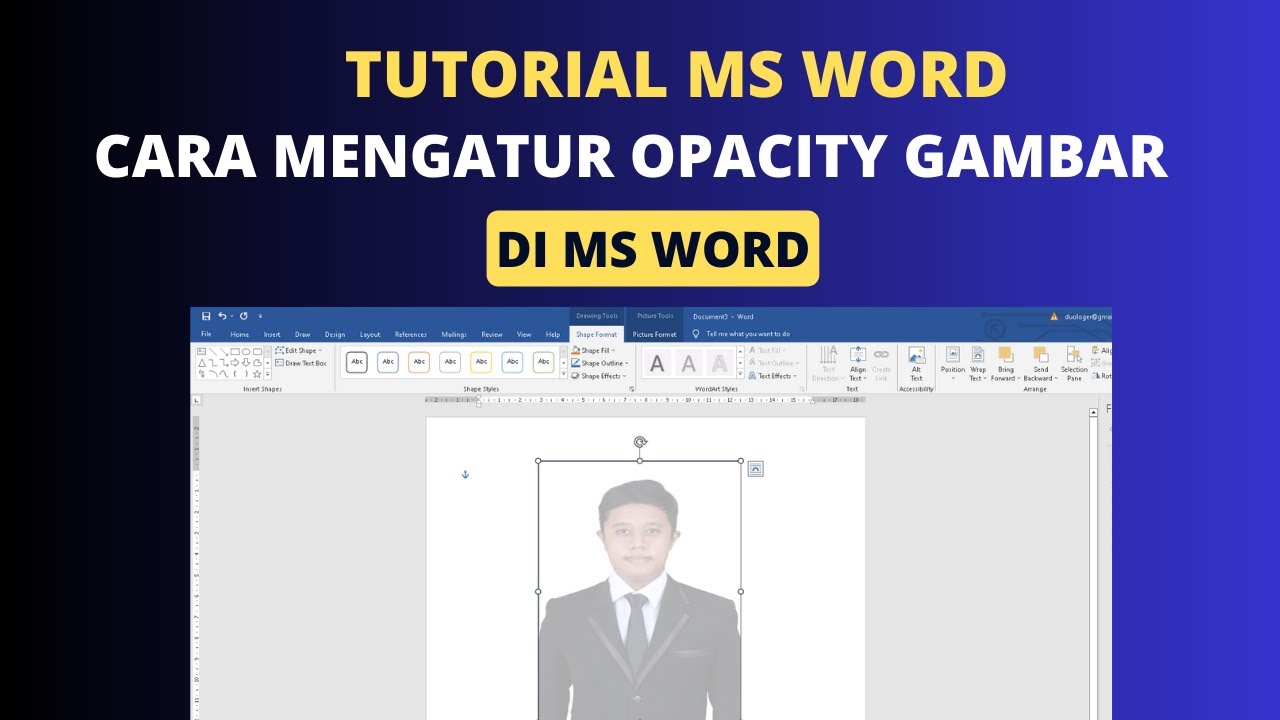 7 Cara Mengubah Opacity di Word dengan Mudah dan Cepat Ternyata Selama Ini Salah