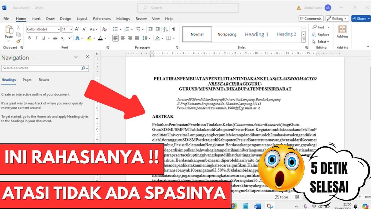 7 Rahasia Terbukti Cara Mengubah Word Tanpa Spasi Menjadi Spasi Sebelum Terlambat