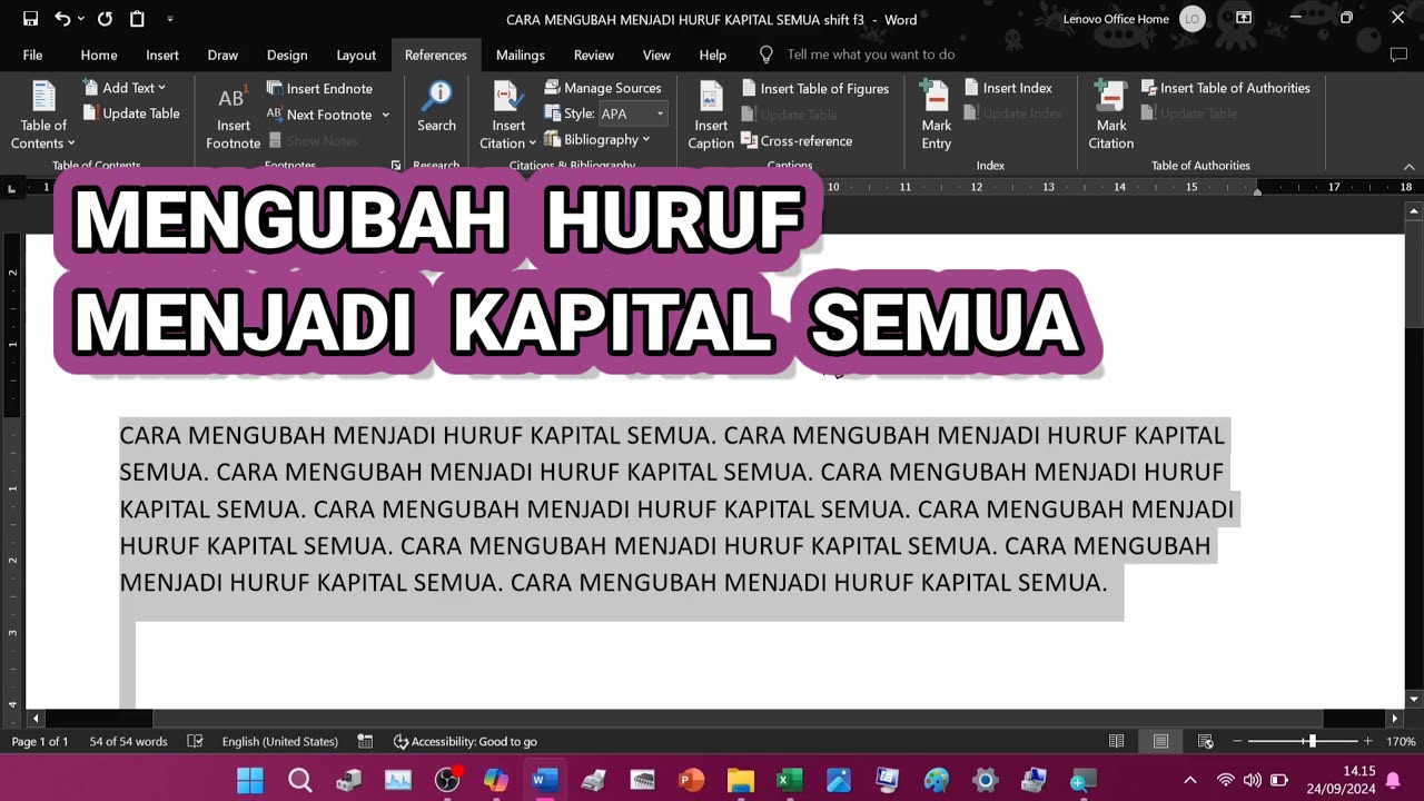 7 Tips Terbukti Cara Mengubah Word Menjadi Huruf Kapoital yang Jarang Diketahui