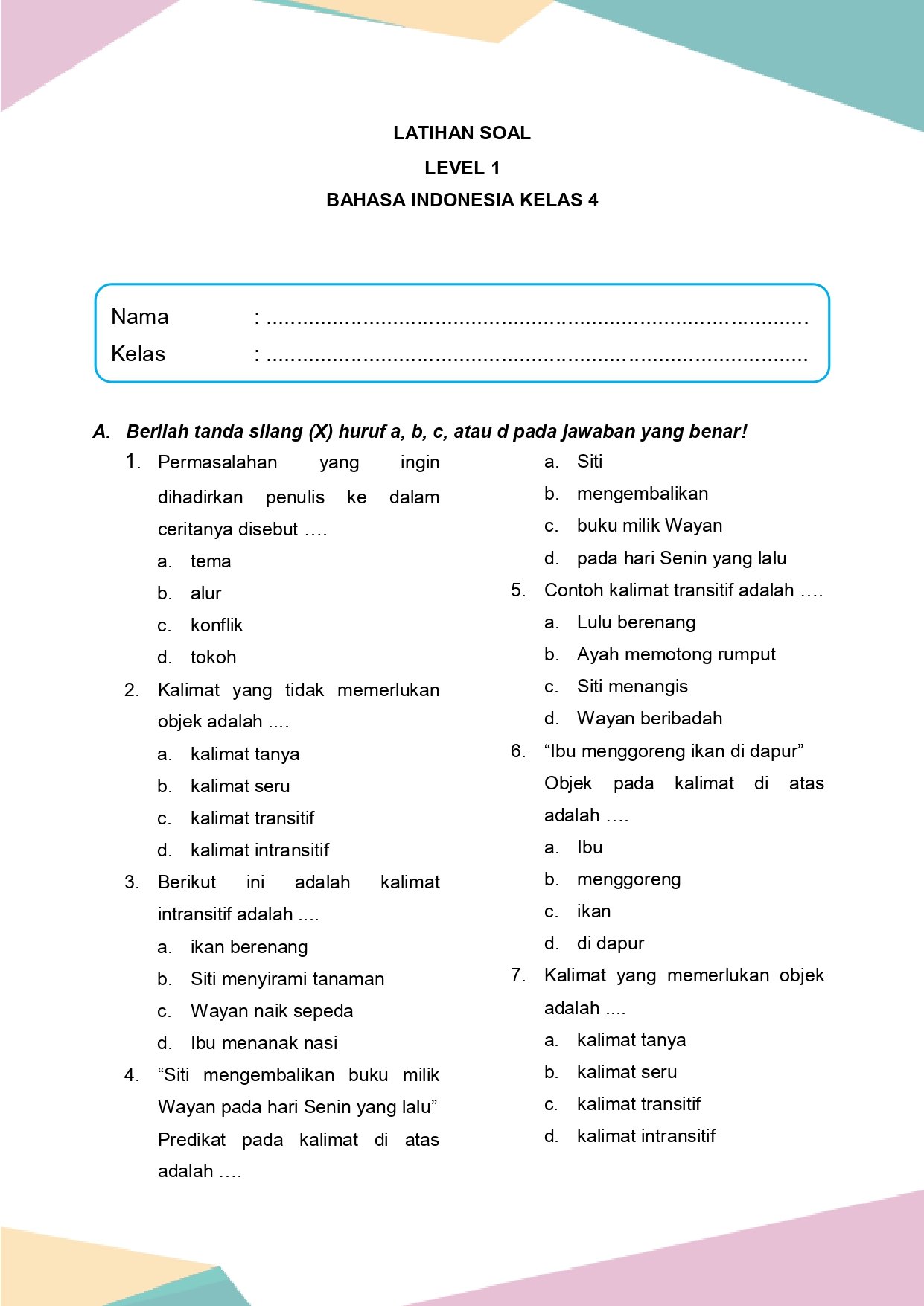 Download soal ukk bahasa indonesia kelas 4 sd: 5 Rahasia Dapatkan Soal Sebelum Terlambat