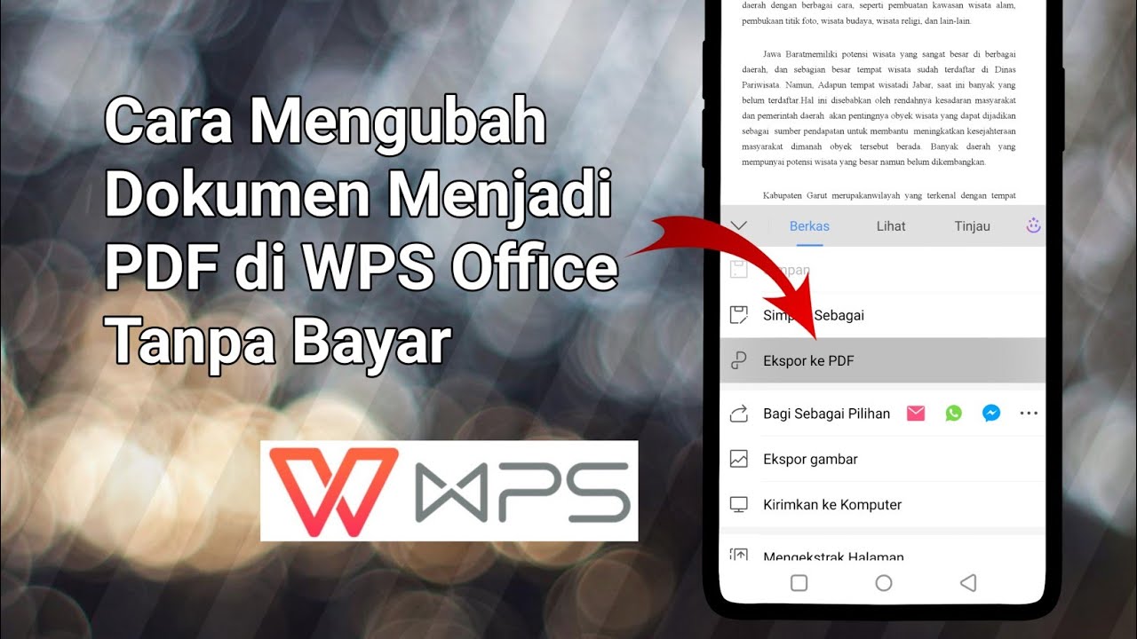 Rahasia Cepat Cara Mengubah Word Menjadi PDF Menggunakan WPS Agar Dokumen Rapi Rahasia Cepat Cara Mengubah Word Menjadi PDF Menggunakan WPS Agar Dokumen Rapi