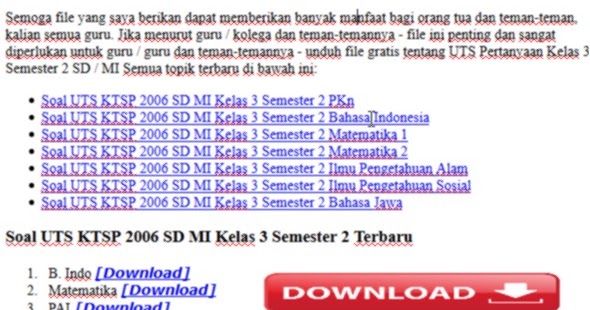 Ternyata Ini Bocoran Soal SSD Kelas 3 KTSP Terbaru yang Wajib Kamu Pelajari Sekarang Ternyata Ini Bocoran Soal SSD Kelas 3 KTSP Terbaru yang Wajib Kamu Pelajari Sekarang