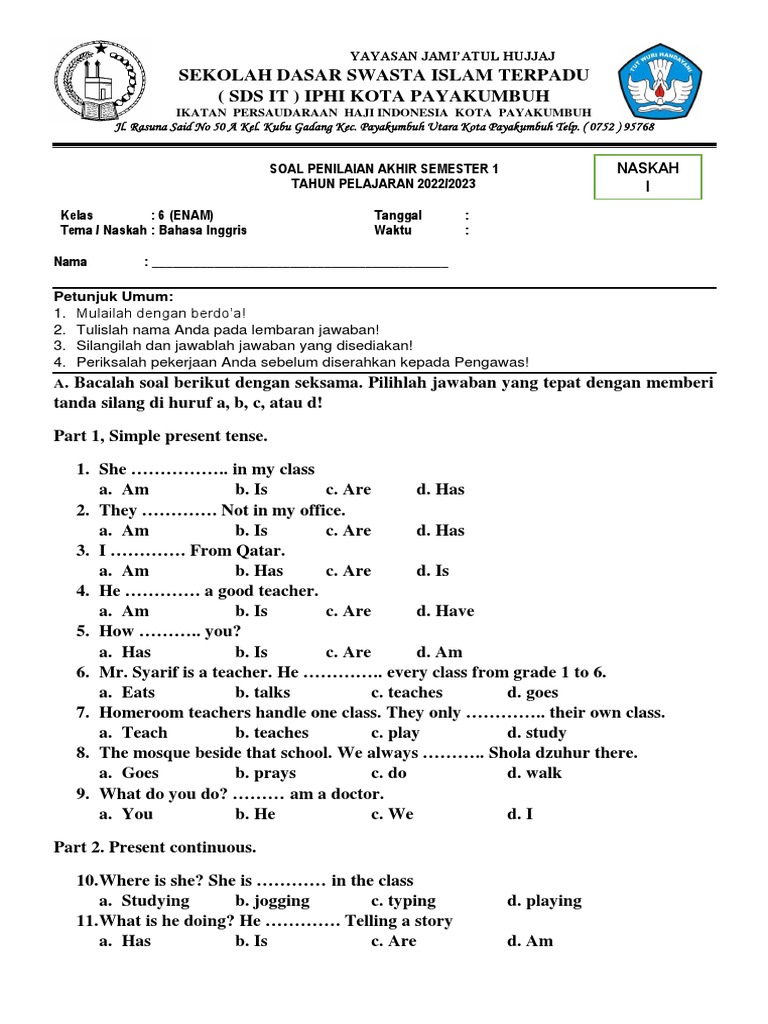 Wajib Tahu Rahasia Lolos Ujian Lewat Bocoran soal bahas inggris kelas 6 semester 2 Wajib Tahu Rahasia Lolos Ujian Lewat Bocoran soal bahas inggris kelas 6 semester 2